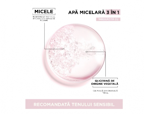 Apa micelara Garnier Skin Naturals pentru ten sensibil, 400 ml [2]