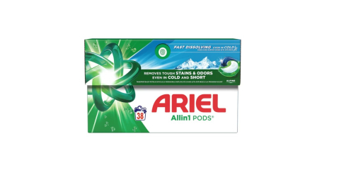 Detergent rufe - Detergent capsule Ariel All in One Pods Alpine, 38 buc