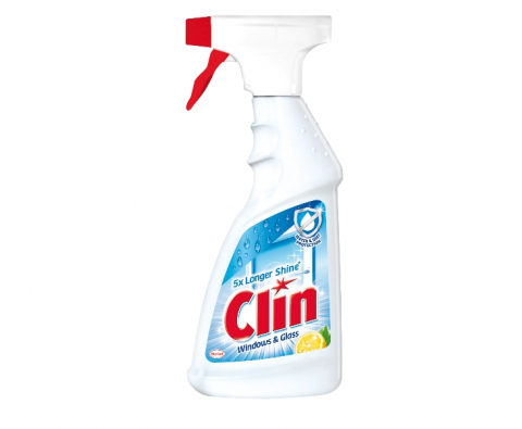 Solutie geamuri - Detergent geamuri Clin Windows & Glass Lemon, 500 ml