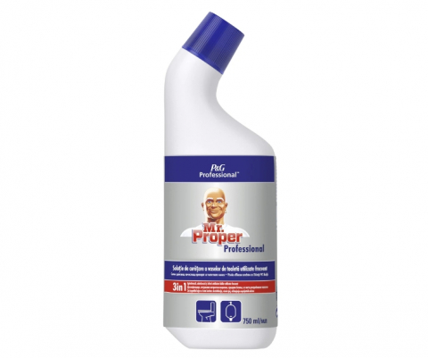 Odorizant toaleta - Solutie de curatat vasul de toaleta Mr. Proper Professional Toilet, 750 ml