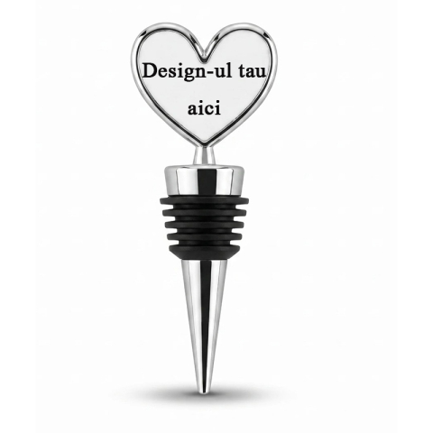 Diverse de Personalizat - Dop de sticla decorativ personalizat - Inima