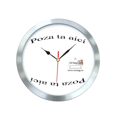 Diverse de Personalizat - Ceas personalizat cu poza - 15 cm