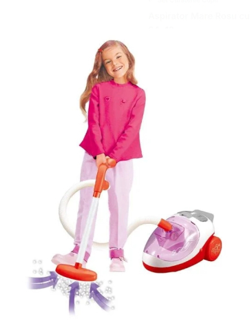 Aspirator Mare Rosu cu Lumina & Sunet pentru Copii 24x12cm [1]
