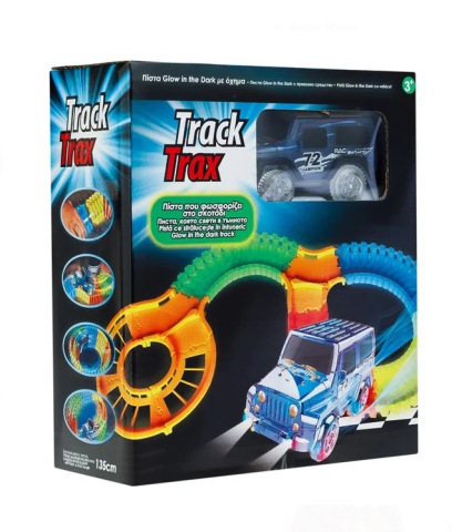 Pista Auto Glow in the Dark & Masina - 62 piese [4]