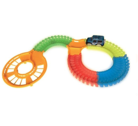 Jucarii baieti - Pista Auto Glow in the Dark & Masina - 62 piese