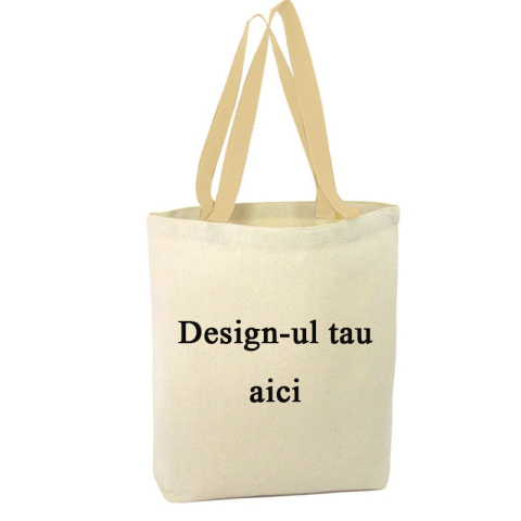 Cadouri pentru EA - Geanta canvas maner alb - Personalizat