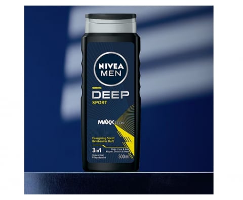 Gel de dus Nivea Men Deep Sport cu formula Maxxtech, 500 ml [5]