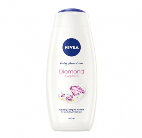 Gel de dus Nivea Diamond & Argan Oil, 500ml