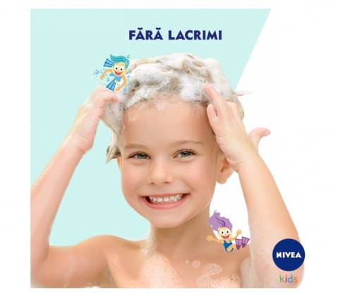 Gel de dus si sampon Nivea Kids, 2in1, pentru corp, fata si par, cu aroma magica de fructe de padure, 500 ml [2]