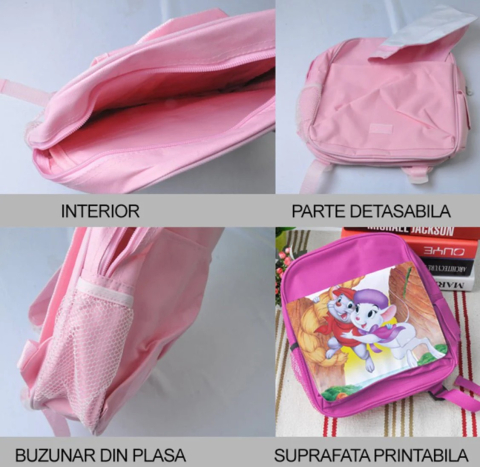 Ghiozdan copii Personalizat - Roz [1]