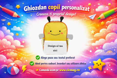 Sacose si Rucsace Personalizate - Ghiozdan copii Personalizat - Albinuta