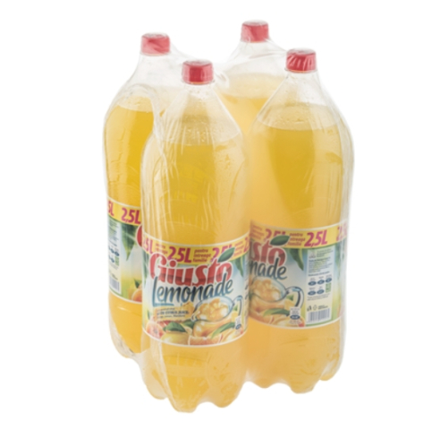 Bacanie - GIUSTO Suc Limonada SGR 4 x 2,5 L