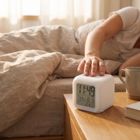 Ceas digital cu alarma si lumina de veghe personaliza - CUB [3]