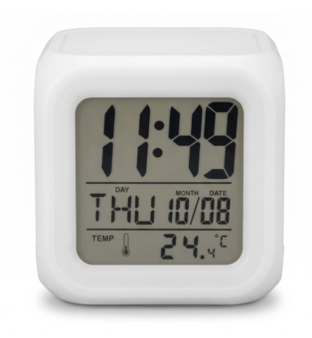 Ceas digital cu alarma si lumina de veghe personaliza - CUB [5]