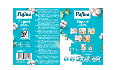 PUFINA Expert Prosop de Hartie in 3 Straturi 50 m [1]