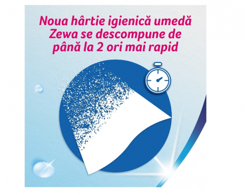 Hartie igienica umeda Zewa Sensitive, 16 pachete, 42 bucati [6]