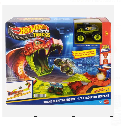 Pista Monster Trucks Atac de Sarpe - Mattel [4]