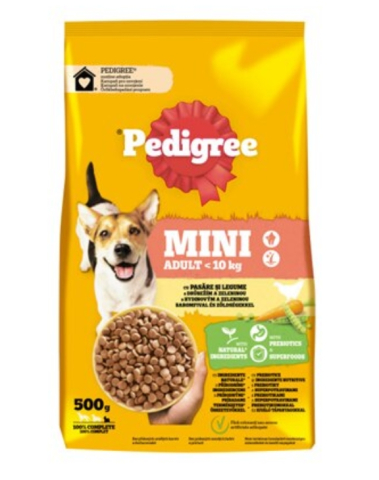 Hrana pentru caini - Pedigree Hrana Uscata Caini Adulti Pasare & Legume 500 g