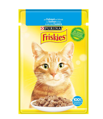 Hrana pentru pisici - Hrana umeda pentru pisici Friskies Adult, Somon, 26 x 85 g