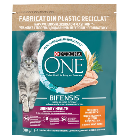 Hrana pentru pisici - Hrana uscata pentru pisici Purina One Urinary Care, Pui, 800g