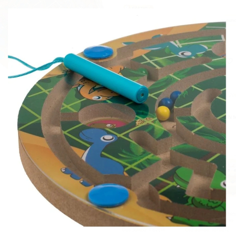Labirint din Lemn cu Betisor Magnetic [2]