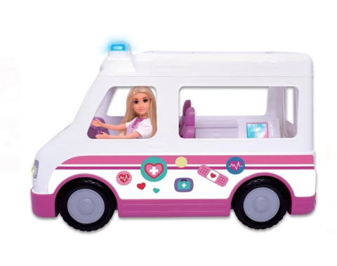 Jucarii fete - Papusa Medic cu Ambulanta Sunet & Lumina
