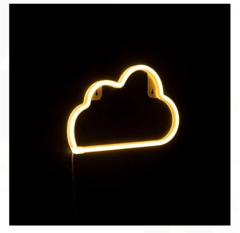 Lampa LED Neon Nor cu USB 29.5x18.3cm [2]