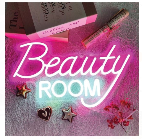 Lampi cu LED - Lampa LED Neon "Beauty Room" 42.5x25cm