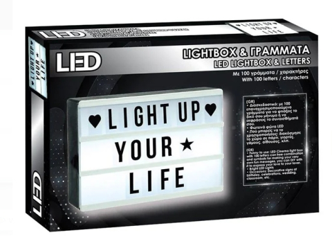 Lampa LED & Litere 31x5x22.5cm [4]