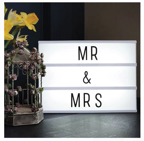 Lampa LED & Litere 31x5x22.5cm [1]