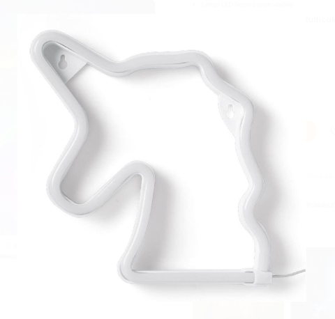 Lampa LED Neon Unicorn Multicolor cu USB 22x22cm [1]