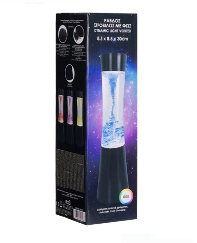 Lampa LED USB cu Efect de Vartej RGB 7 Culori 30cm [2]