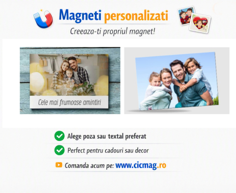 Magneti personalizati - Magnet foto personalizat - dreptunghi