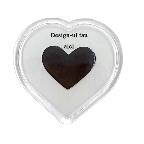 Magneti personalizati - Magnet insertie foto inima - personalizabil