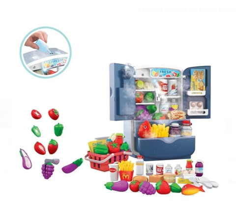 Jucarii Casnice - Frigider Jucarie cu Sunet Lumina & Accesorii
