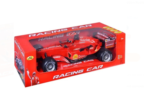 Jucarii baieti - Masina Formula F1 Friction Rosie cu Lumina & Sunet 1:10