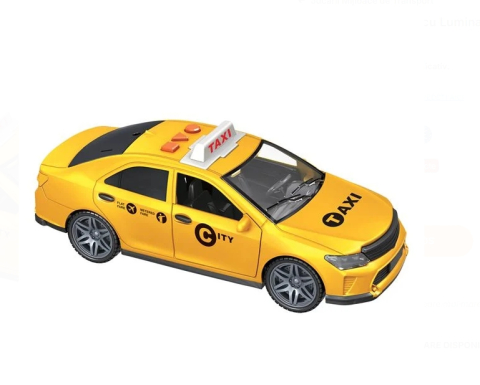 Masina Taxi Galbena cu Lumina & Sunet [2]