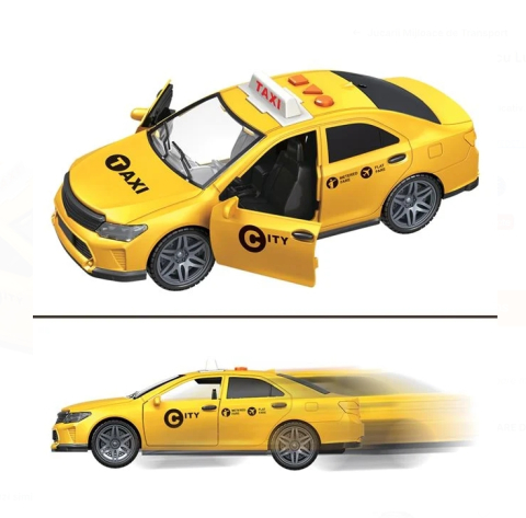 Masina Taxi Galbena cu Lumina & Sunet [1]