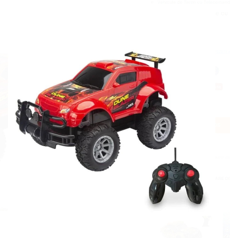 Jucarii baieti - Masina Off-Road Rosie cu Telecomanda 1:16/27MHz