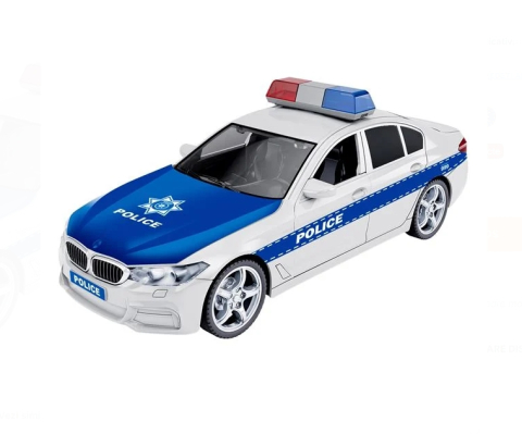 Jucarii baieti - Masina de Politie cu Sunet & Lumina 1:16