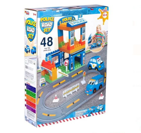 Set Cuburi de Constructie Statie Politie - 48 de piese [2]