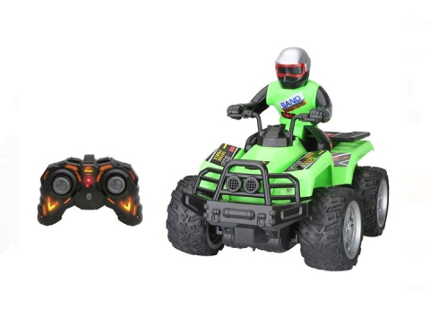Jucarii baieti - ATV cu Telecomanda Conducator Sunet & Lumina 24GHz