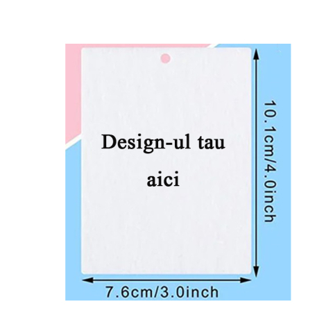Odorizante auto perzonalizate - Odorizant auto personalizat - Dreptunghi portret