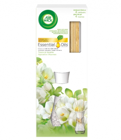 Odorizant Camera - Odorizant de camera cu betisoare parfumate Air Wick, Frezie si Iasomie, 25 ml
