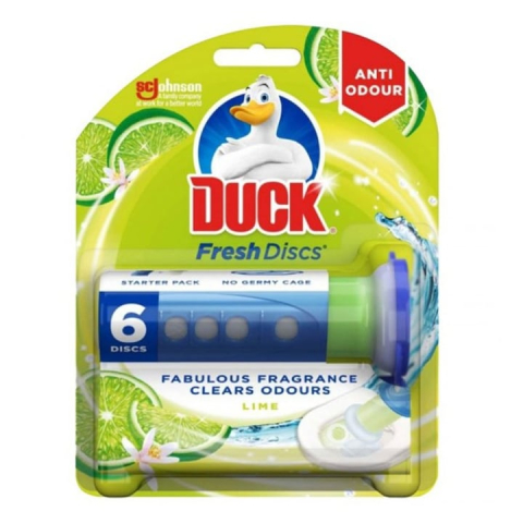 Odorizant toaleta - Odorizant Pachet 2 X Discs Aparat Wc Fresh Lime Duck 36ml