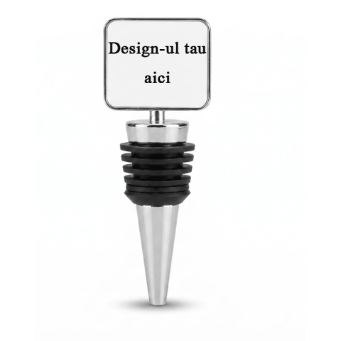 Diverse de Personalizat - Dop de sticla decorativ personalizabil - Dreptunghi