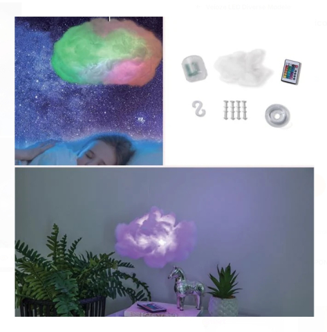 Lampi cu LED - Lampa Nor DIY cu LED Multicolor & Telecomanda