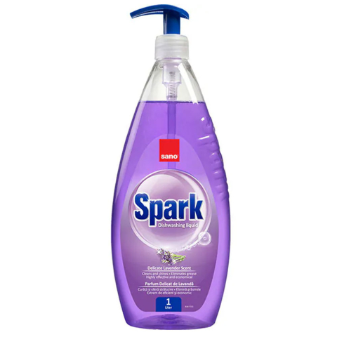 Detergent vase - Pachet 2 X Detergent De vase Sano Spark Lavanda 1000ml
