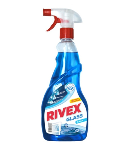 Produse Curatenie - Pachet 2 X Detergent Geamuri Rivex Clear 750ml