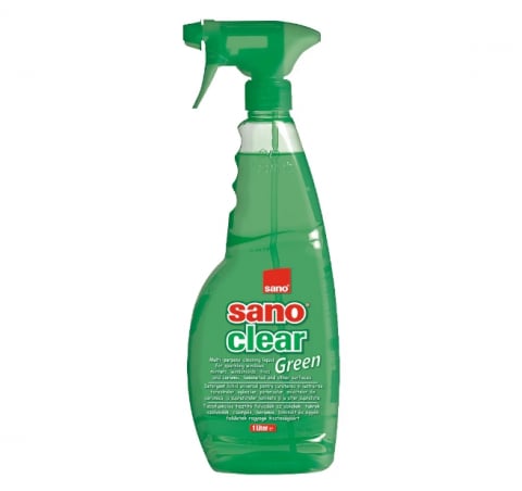 Solutie geamuri - Sano Clear Green Trigger glass cleaner, 1L